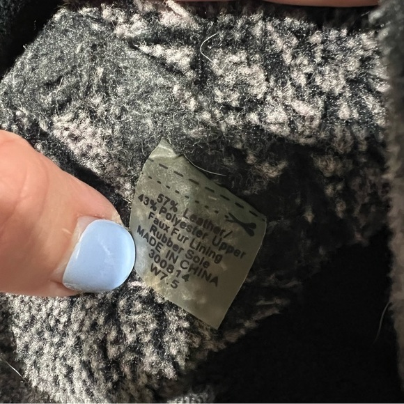 Toms Nepal suede leather knit and sherpa lined boots woman’s 7.5 - Picture 8 of 10